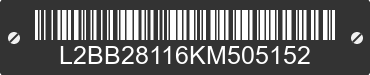 2019 BAODIAO 2 lines L2BB28116KM505152 VIN decoded