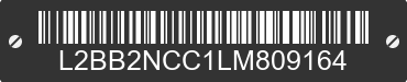 2020 BAODIAO 2 lines L2BB2NCC1LM809164 VIN decoded
