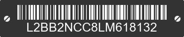 2020 BAODIAO 2 lines L2BB2NCC8LM618132 VIN decoded