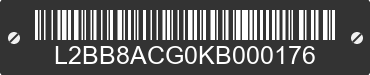 2019 BAODIAO 8 lines L2BB8ACG0KB000176 VIN decoded