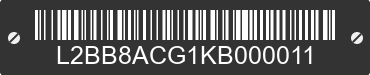 2019 BAODIAO 8 lines L2BB8ACG1KB000011 VIN decoded