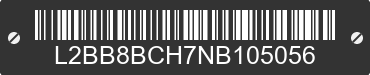 2022 BAODIAO 8 lines L2BB8BCH7NB105056 VIN decoded