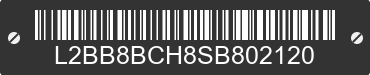 2025 BAODIAO 8 lines L2BB8BCH8SB802120 VIN decoded