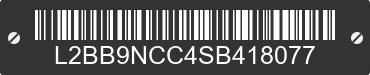 2025 BAODIAO 9 lines L2BB9NCC4SB418077 VIN decoded