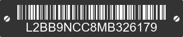 2021 BAODIAO 9 lines L2BB9NCC8MB326179 VIN decoded