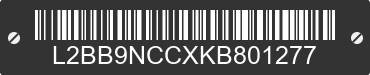 2019 BAODIAO 9 lines L2BB9NCCXKB801277 VIN decoded