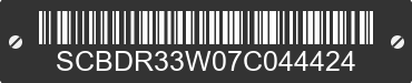 2007 BENTLEY Continental SCBDR33W07C044424 VIN decoded
