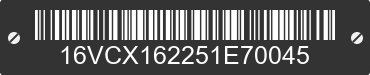 2005 BIG TEX Big Tex 16VCX162251E70045 VIN decoded