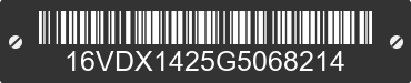 2016 BIG TEX Big Tex 16VDX1425G5068214 VIN decoded