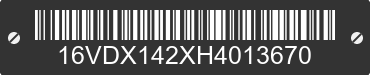 2017 BIG TEX Big Tex 16VDX142XH4013670 VIN decoded