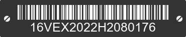 2017 BIG TEX Big Tex 16VEX2022H2080176 VIN decoded