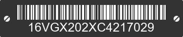 2012 BIG TEX Big Tex 16VGX202XC4217029 VIN decoded