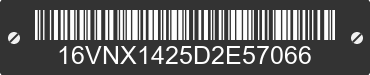 2013 BIG TEX Big Tex 16VNX1425D2E57066 VIN decoded