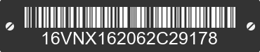 2006 BIG TEX Big Tex 16VNX162062C29178 VIN decoded