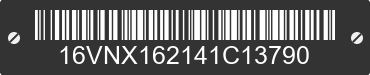 2004 BIG TEX Big Tex 16VNX162141C13790 VIN decoded