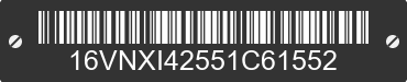 2005 BIG TEX Big Tex 16VNXI42551C61552 VIN decoded