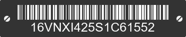 1995 BIG TEX Big Tex 16VNXI425S1C61552 VIN decoded