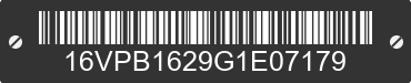 2016 BIG TEX Big Tex 16VPB1629G1E07179 VIN decoded