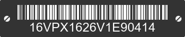 1997 BIG TEX Big Tex 16VPX1626V1E90414 VIN decoded