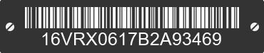 2011 BIG TEX Big Tex 16VRX0617B2A93469 VIN decoded