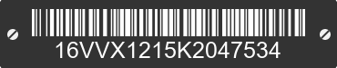 2019 BIG TEX Big Tex 16VVX1215K2047534 VIN decoded
