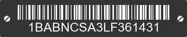 2020 BLUE BIRD All American / All Canada 1BABNCSA3LF361431 VIN decoded