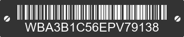 2014 BMW 320i WBA3B1C56EPV79138 VIN decoded