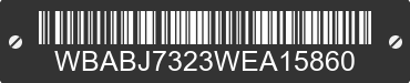 1998 BMW 323iC WBABJ7323WEA15860 VIN decoded