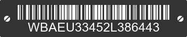 2002 BMW 325xi WBAEU33452L386443 VIN decoded