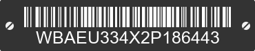 2002 BMW 325xi WBAEU334X2P186443 VIN decoded