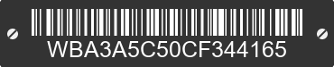 2012 BMW 328i WBA3A5C50CF344165 VIN decoded
