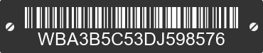 2013 BMW 328i WBA3B5C53DJ598576 VIN decoded