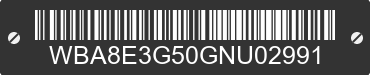 2016 BMW 328i WBA8E3G50GNU02991 VIN decoded