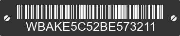2011 BMW 328i WBAKE5C52BE573211 VIN decoded