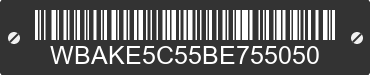 2011 BMW 328i WBAKE5C55BE755050 VIN decoded