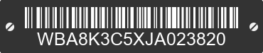 2018 BMW 330i WBA8K3C5XJA023820 VIN decoded