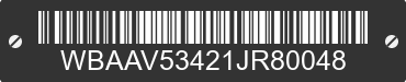 2001 BMW 330i WBAAV53421JR80048 VIN decoded