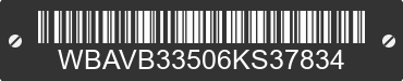 2006 BMW 330i WBAVB33506KS37834 VIN decoded