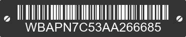 2010 BMW 335d WBAPN7C53AA266685 VIN decoded