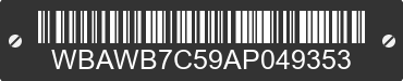 2010 BMW 335i WBAWB7C59AP049353 VIN decoded
