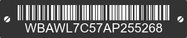 2010 BMW 335i WBAWL7C57AP255268 VIN decoded