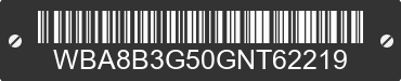 2016 BMW 340i WBA8B3G50GNT62219 VIN decoded