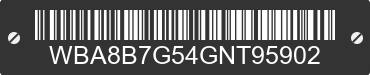 2016 BMW 340i WBA8B7G54GNT95902 VIN decoded