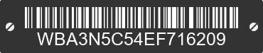 2014 BMW 428i WBA3N5C54EF716209 VIN decoded