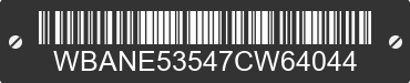 2007 BMW 525i WBANE53547CW64044 VIN decoded