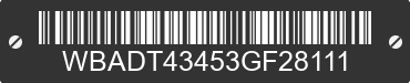 2003 BMW 525iA WBADT43453GF28111 VIN decoded