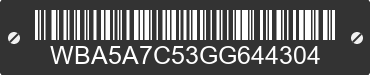 2016 BMW 528i WBA5A7C53GG644304 VIN decoded