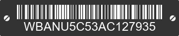 2010 BMW 528i WBANU5C53AC127935 VIN decoded
