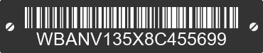 2008 BMW 528xi WBANV135X8C455699 VIN decoded