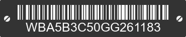 2016 BMW 535i WBA5B3C50GG261183 VIN decoded